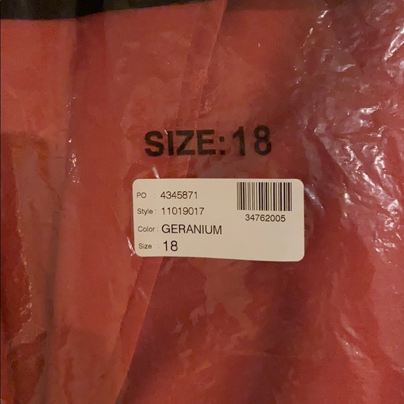 Talbots geranium silk dupioni jacket and dress NWT - Picture 9 of 11